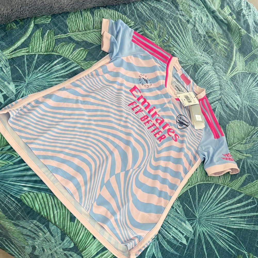 Official Arsenal Pink and Blue Jersey
